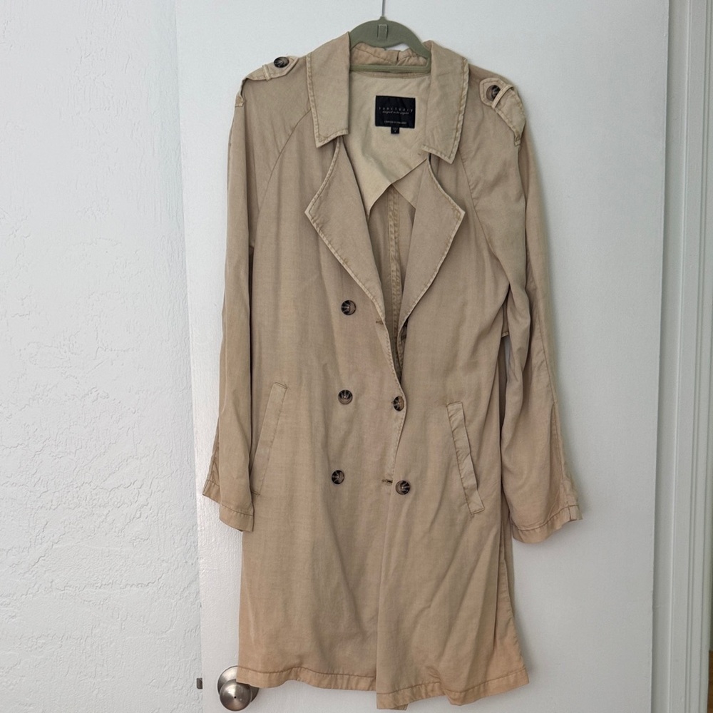 Beige Trench Coat for Women